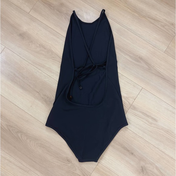 NEW TOTEME Black High Neck One Piece Swimsuit Size Medium - Picture 5 of 8